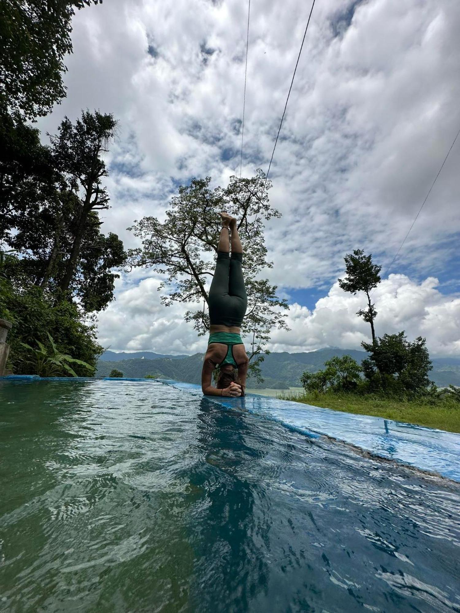 הוילה Kāskī Into The Wild Pokhara מראה חיצוני תמונה